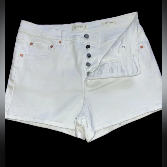 Jessica Simpson high waist white shorts size 8/29 - Picture 1 of 4